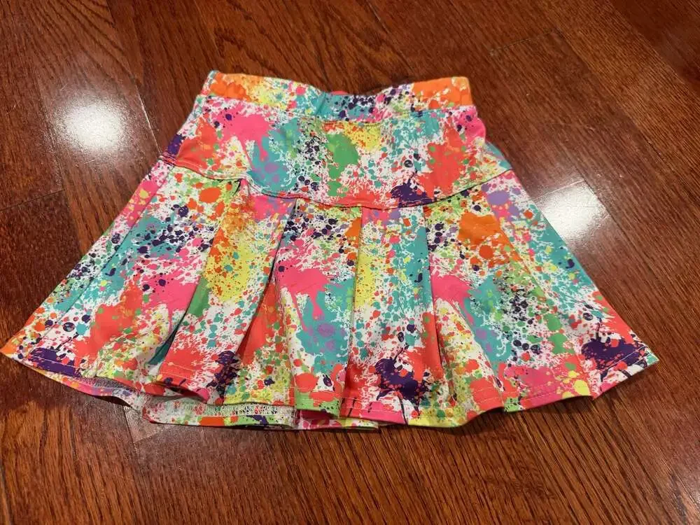 Azarhia Girls Athletic Pleated Tennis Skorts 3-Piece Set